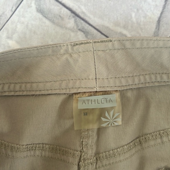 Athleta  green mini pencil stretchy skirt size 12 - Picture 3 of 7
